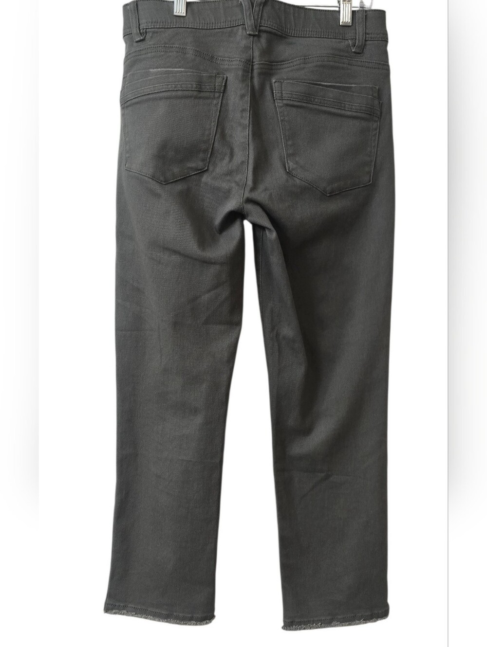 Democracy Ab Technology Straight Leg Jeans With Frayed Hem Size 8 - Picture 3 of 7
